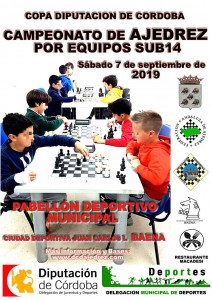 Deportes Ajedrez XV Torneo Ciudad de Baena Sept_2019