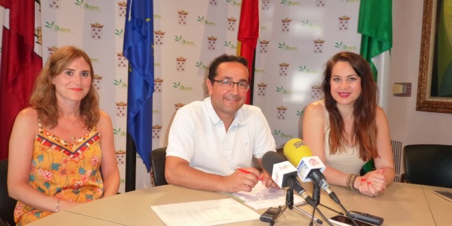 Representantes del grupo municipal del PSOE en una imagen de archivo. Foto: TV Baena.