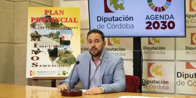 El delegado de Infraestructuras Rurales de la Diputación de Córdoba, Manuel Olmo. Foto: Diputación.