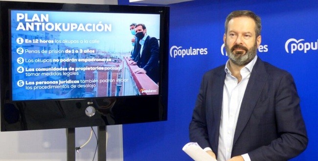 Adolfo Molina, presidente del PP de Córdoba, en la presentación de esta campaña. Foto: PP Córdoba.