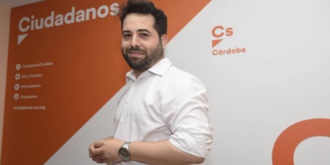 Fran Carrillo, portavoz adjunto de Cs en el Parlamento de Andalucía y coordinador del partido en la provincia de Córdoba. Foto: Cs.