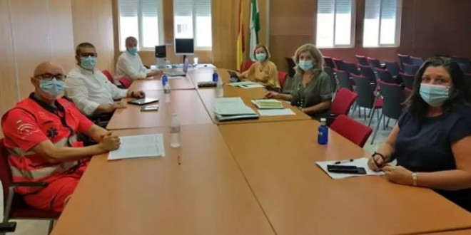 Imagen de archivo de una reunión del Comité Territorial de Alerta de Salud Pública de Alto Impacto de la provincia de Córdoba. Foto: Junta de Andalucía.